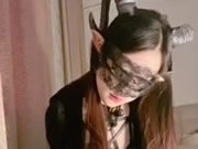 八月未央 小惡魔假屌玩閪